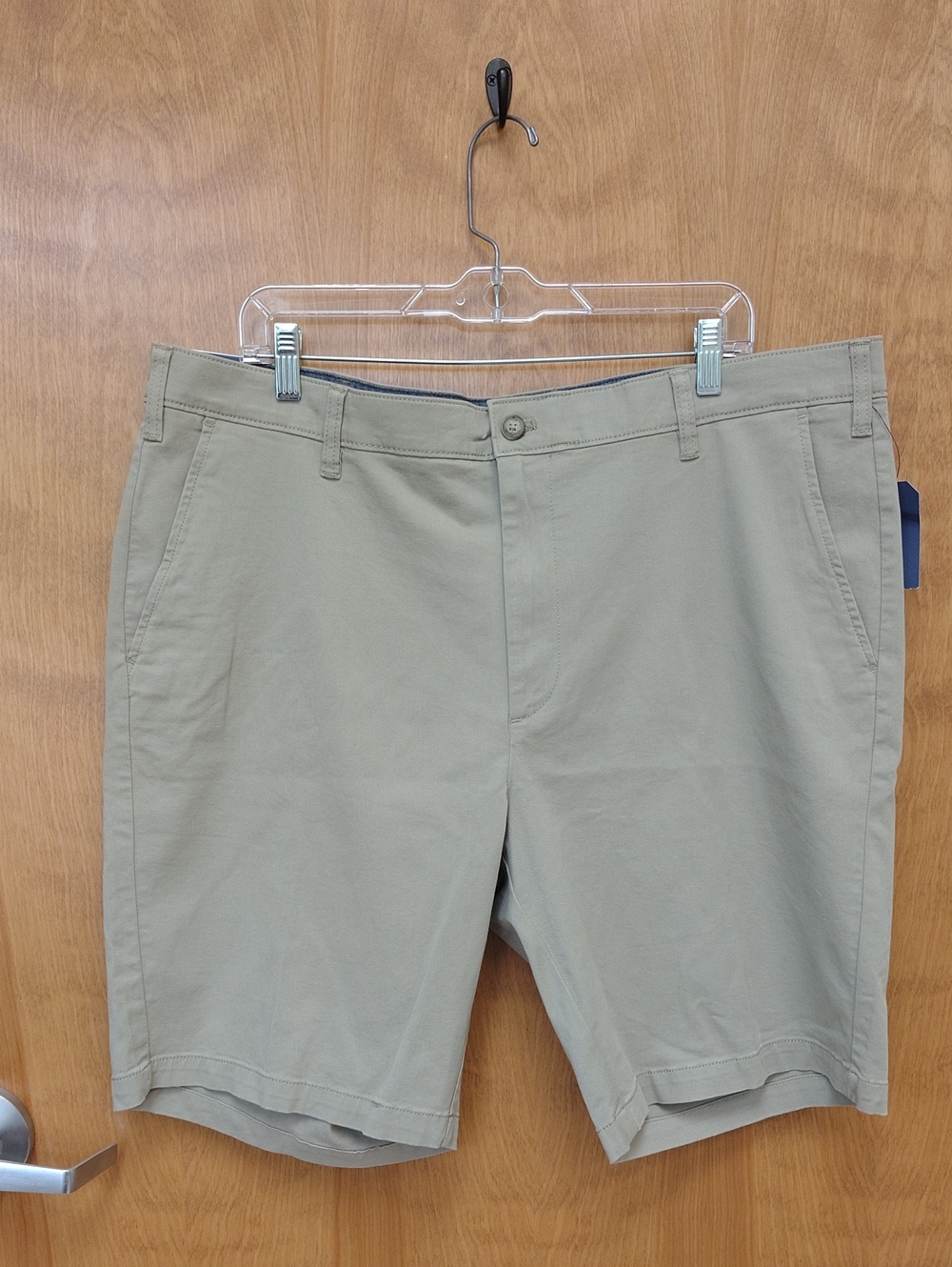 Nautica The Deck Short Flat Front Kahki Chino Shorts